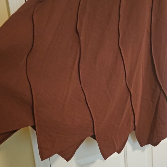 brown eloquii skirt - Picture 5 of 6